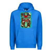 True Royal cross faith background Premium Hoodie - BarkalooDesign