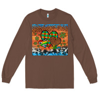 Chestnut autism awareness hearts leopard cowhide Long Sleeve Tee - Artiststas