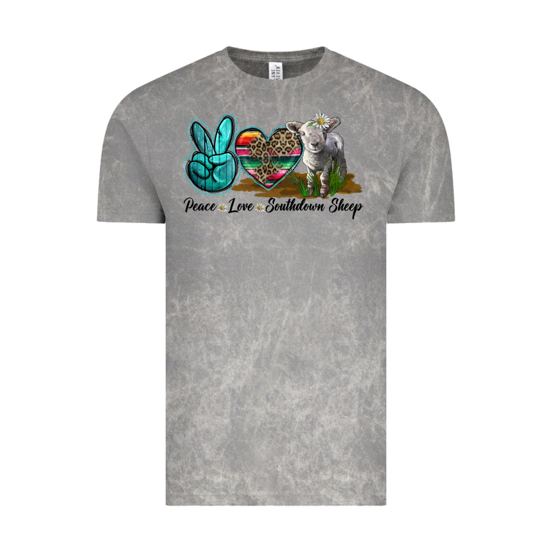 Peace Love Southdown Sheep Vintage Tee by LillyAllenDesigns | Teevron