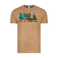 Vintage Camel Peace Love Southdown Sheep Vintage Tee - LillyAllenDesigns