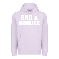Lilac bad & boujee Premium Hoodie - artisFamous