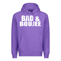Purple bad & boujee Premium Hoodie - artisFamous