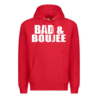 Red bad & boujee Premium Hoodie - artisFamous