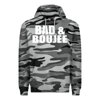Slate Camo bad & boujee Premium Hoodie - artisFamous