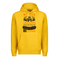 Lemon My Son Is Super Awesome His Stepdad Premium Hoodie - artisFamous