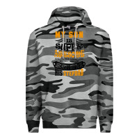 Slate Camo My Son Is Super Awesome His Stepdad Premium Hoodie - artisFamous