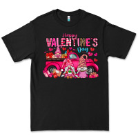 Black Happy Valentines Day Premium Tee - CowhideDigitalArt