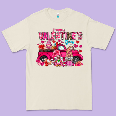 Happy Valentines Day Premium Tee Designed By Cowhidedigitalart