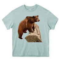 Arona California Grizzly Bear Heavy Core Tee - RanaPortraitStore