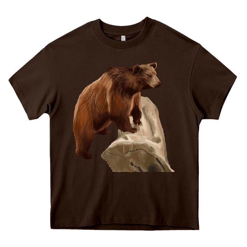 California Grizzly Bear Heavy Core Tee by RanaPortraitStore | Teevron