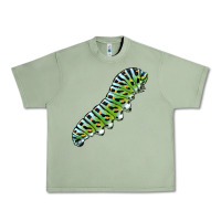 Oil Green Papilio Machaon Caterpillar Urban Heavy Tee - LillyAllenDesigns