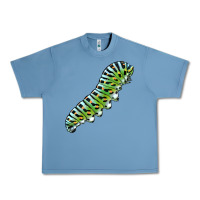 Pebble Blue Papilio Machaon Caterpillar Urban Heavy Tee - LillyAllenDesigns