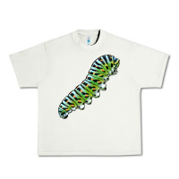 Pistachio Papilio Machaon Caterpillar Urban Heavy Tee - LillyAllenDesigns