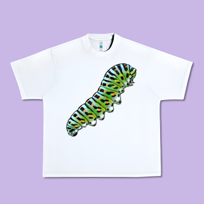 Papilio Machaon Caterpillar Urban Heavy Tee Designed By Lillyallendesigns