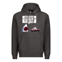 Smoke polite jaws Premium Hoodie - artisFamous