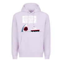Lilac polite jaws Premium Hoodie - artisFamous