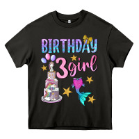 Asphalt birthday girl 3 Heavy Core Tee - BundleAndBundleShop