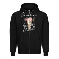 Black Do No Harm But Take No Bull Zipper Hoodie - Bettercallsaul
