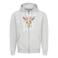 Dove Grey Do No Harm But Take No Bull Zipper Hoodie - Bettercallsaul