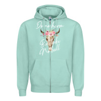 Seafoam Do No Harm But Take No Bull Zipper Hoodie - Bettercallsaul