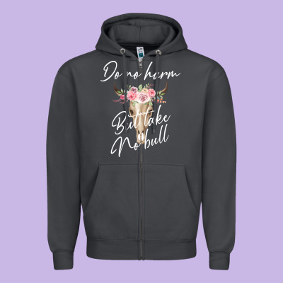 Do No Harm But Take No Bull Zipper Hoodie Designed By Bettercallsaul