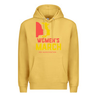 Antique Gold women march on washington Premium Hoodie - artisFamous