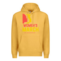 Mustard women march on washington Premium Hoodie - artisFamous