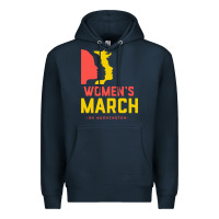 Navy women march on washington Premium Hoodie - artisFamous