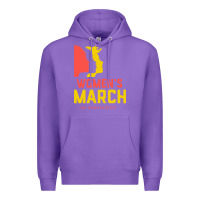 Purple women march on washington Premium Hoodie - artisFamous