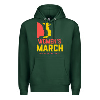 Sports Green women march on washington Premium Hoodie - artisFamous