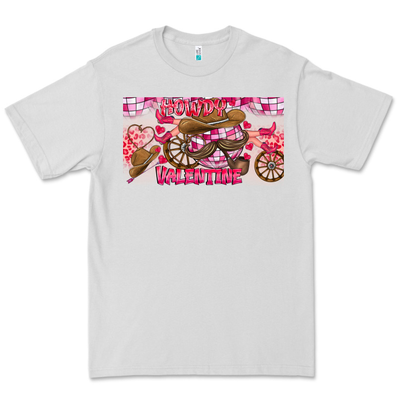 Howdy Valentine Premium Tee by CowhideDigitalArt | Teevron