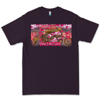 Plum Howdy Valentine Premium Tee - CowhideDigitalArt