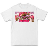 White Howdy Valentine Premium Tee - CowhideDigitalArt