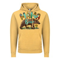 Vintage Mustard mama bear Vintage Hoodie - BarkalooDesign
