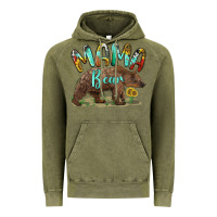 Vintage Olive mama bear Vintage Hoodie - BarkalooDesign