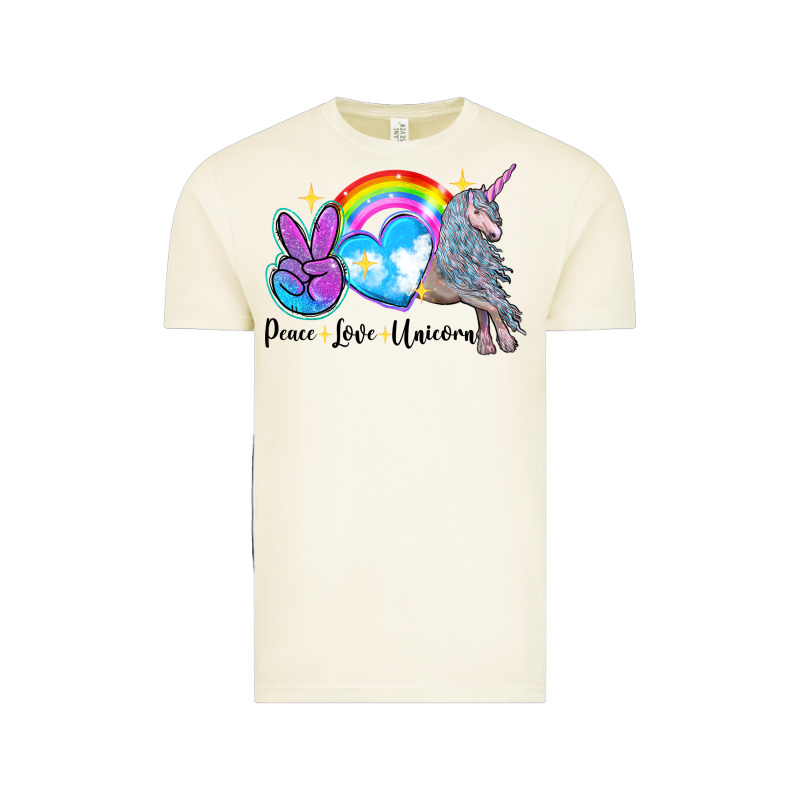 Peace Love Unicorn Vintage Tee by LillyAllenDesigns | Teevron