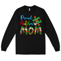 Black proud autism mom Long Sleeve Tee - Artiststas