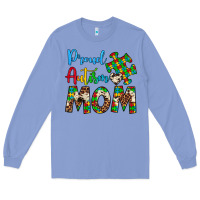 Colony Blue proud autism mom Long Sleeve Tee - Artiststas