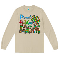 Mushroom proud autism mom Long Sleeve Tee - Artiststas