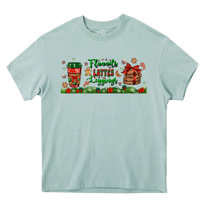 Flannels Lattes Leggings Libbey Glass Heavy Core Tee by BundleAndBundleShop | Teevron