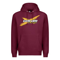 Burgundy can am team Premium Hoodie - artisFamous