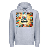 Heather Grey respiratory therapist Premium Hoodie - BarkalooDesign