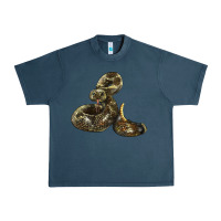 Midnight Navy Rattlesnake Urban Heavy Tee - LillyAllenDesigns