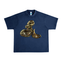 Navy Rattlesnake Urban Heavy Tee - LillyAllenDesigns