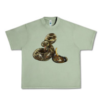 Oil Green Rattlesnake Urban Heavy Tee - LillyAllenDesigns