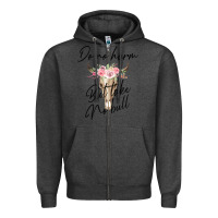 Charcoal Heather Do No Harm But Take No Bull Zipper Hoodie - Bettercallsaul