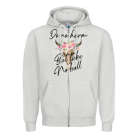 Dove Grey Do No Harm But Take No Bull Zipper Hoodie - Bettercallsaul