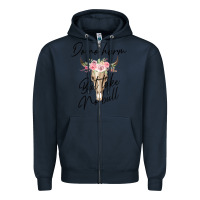 Navy Do No Harm But Take No Bull Zipper Hoodie - Bettercallsaul