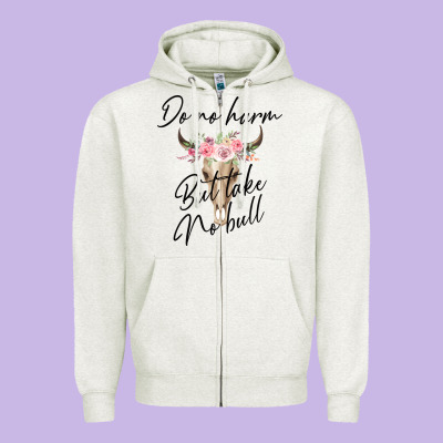 Do No Harm But Take No Bull Zipper Hoodie Designed By Bettercallsaul