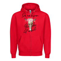 Red Do No Harm But Take No Bull Zipper Hoodie - Bettercallsaul